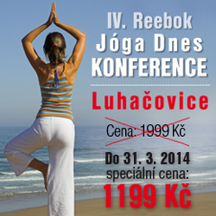 Do 31.3. speciální nabídka IV. Reebok Jóga Dnes Konference  