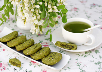 Matcha tea sušenky