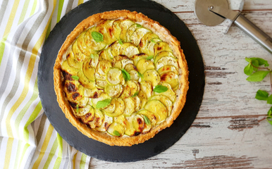 Cuketový quiche