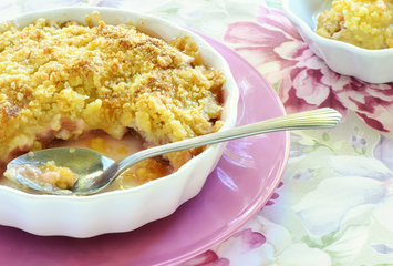 Rebarborový crumble