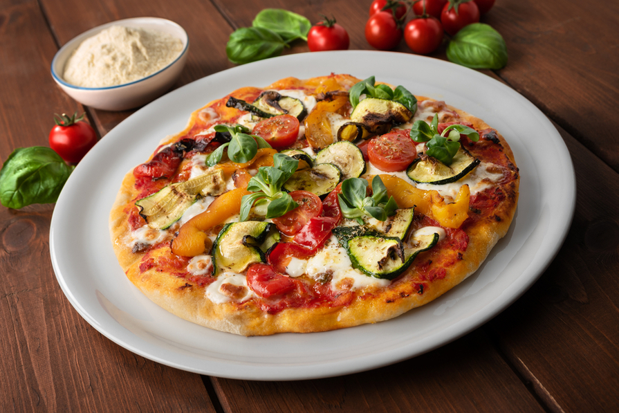 Domácí špaldová pizza se zeleninou