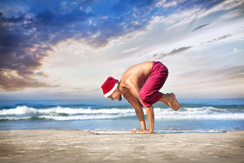 Christmas yoga challenge
