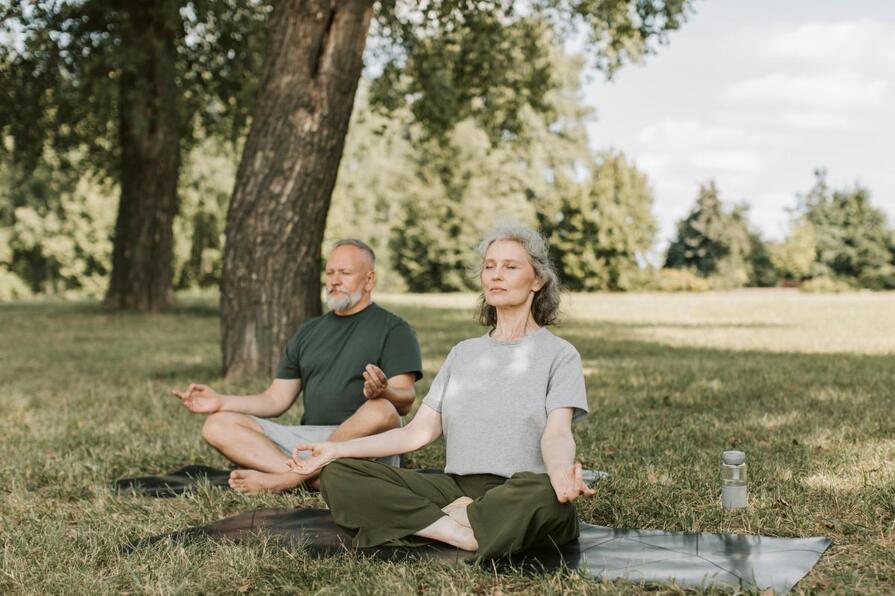 Meditační sedy: siddhásana a sukhásana