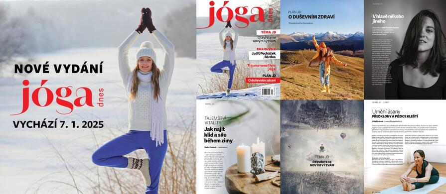 Lednové vydání Jóga Dnes vychází 7. 1. 2025!